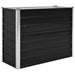 Strat înălțat de grădină antracit 100x40x77 cm oțel galvanizat - WALTI WALTI