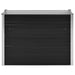 Strat înălțat de grădină antracit 100x40x77 cm oțel galvanizat - WALTI WALTI