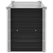 Strat înălțat de grădină antracit 100x40x45 cm oțel galvanizat - WALTI WALTI