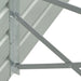 Strat înălțat de grădină antracit 100x40x45 cm oțel galvanizat - WALTI WALTI