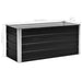 Strat înălțat de grădină antracit 100x40x45 cm oțel galvanizat - WALTI WALTI