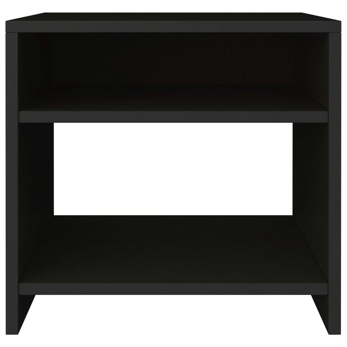 Noptiere, 2 buc., negru, 40x30x40 cm, lemn prelucrat - WALTI WALTI