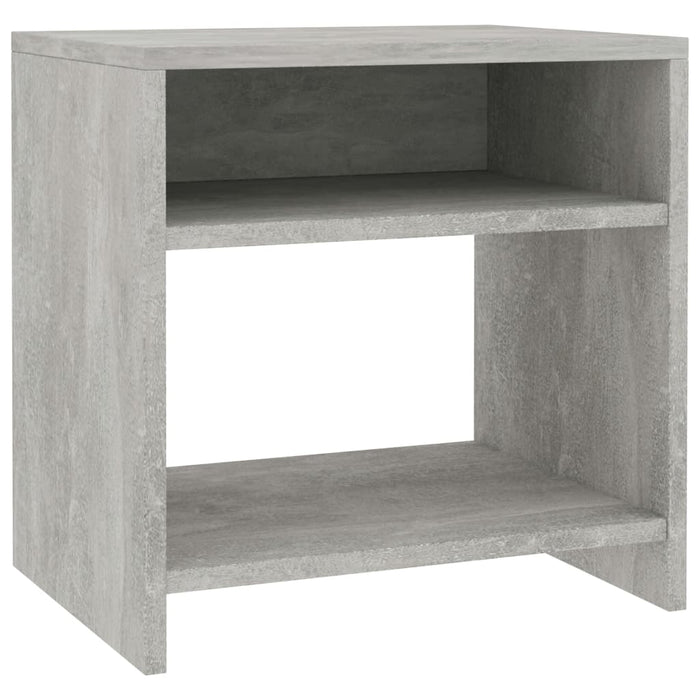 Noptieră, gri beton, 40x30x40 cm, lemn prelucrat - WALTI WALTI