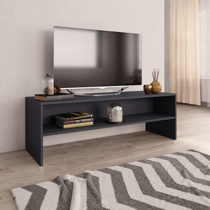 Dulap TV, gri, 120x40x40 cm, lemn prelucrat WALTI