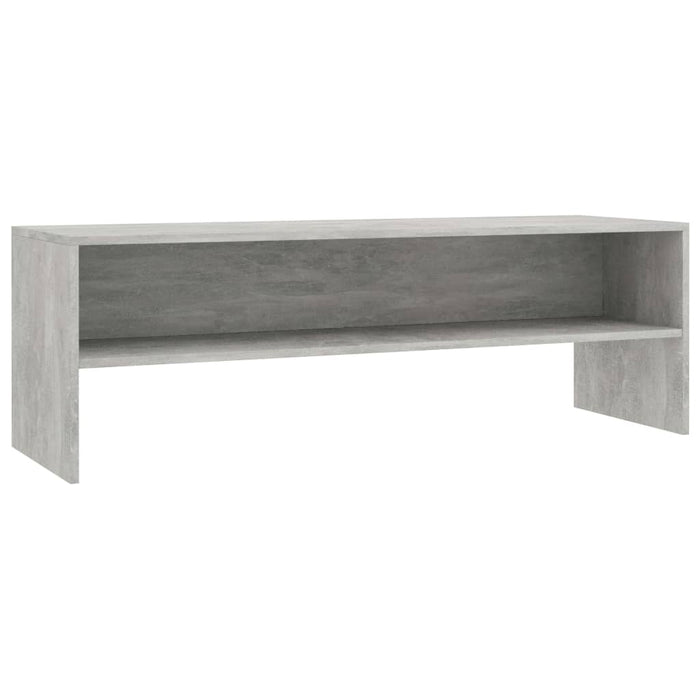 Comodă TV, gri beton, 120 x 40 x 40 cm, lemn prelucrat - WALTI WALTI