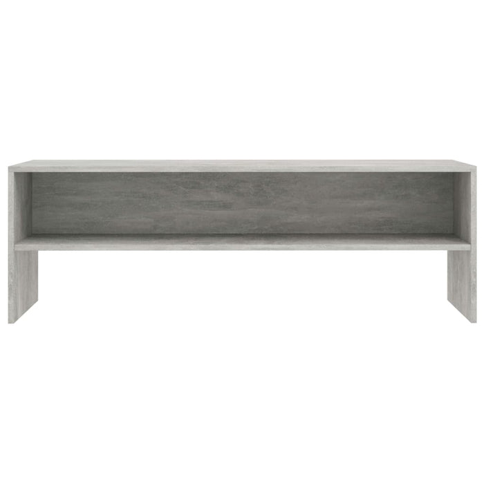 Comodă TV, gri beton, 120 x 40 x 40 cm, lemn prelucrat - WALTI WALTI