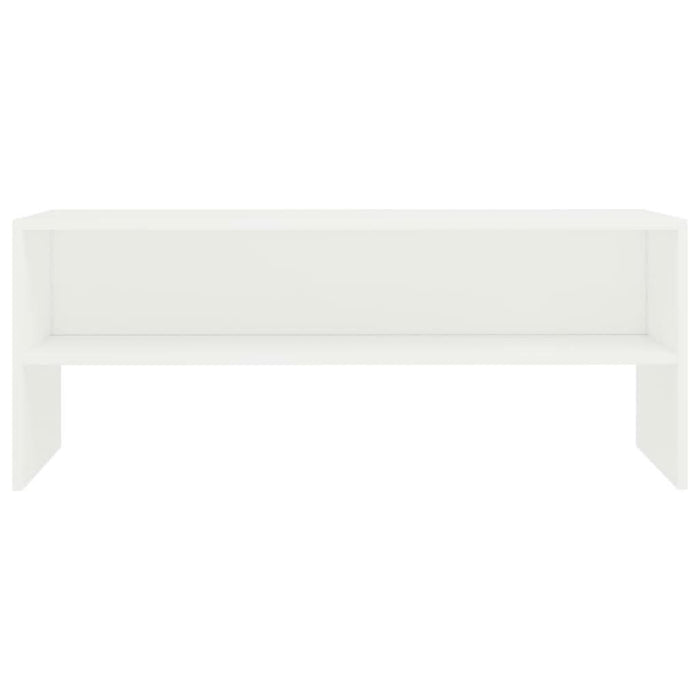 Dulap TV, alb, 100x40x40 cm, lemn prelucrat - WALTI WALTI