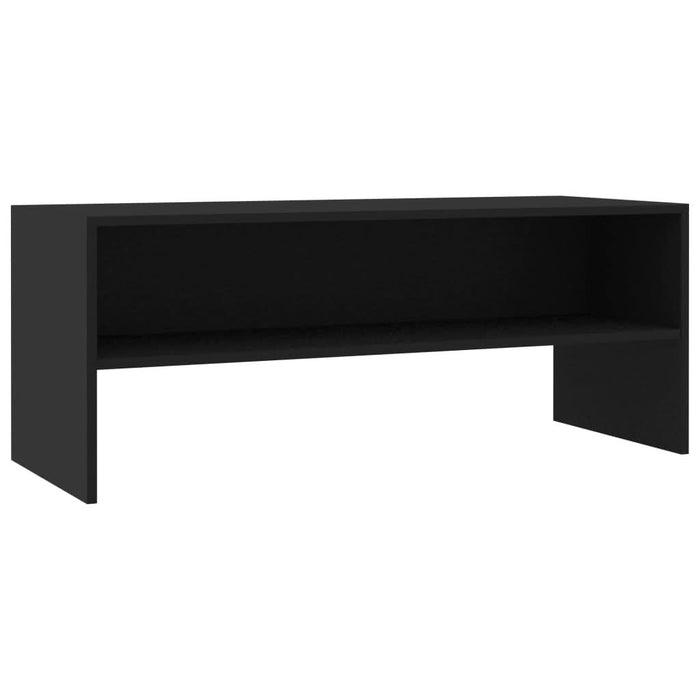 Dulap TV, negru, 100x40x40 cm, lemn prelucrat - WALTI WALTI