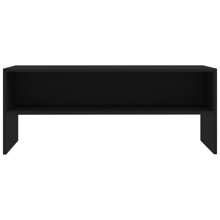 Dulap TV, negru, 100x40x40 cm, lemn prelucrat - WALTI WALTI