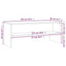Dulap TV, gri beton, 100x40x40 cm, lemn prelucrat - WALTI WALTI