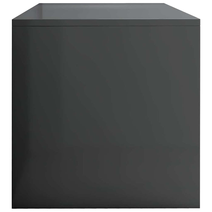 Dulap TV, gri extralucios, 100x40x40 cm, lemn prelucrat WALTI