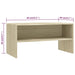 Dulap TV, stejar sonoma, 80x40x40 cm, lemn prelucrat - WALTI WALTI