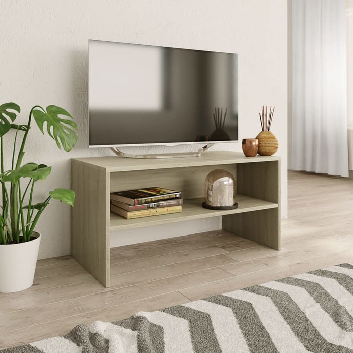 Dulap TV, stejar sonoma, 80x40x40 cm, lemn prelucrat - WALTI WALTI