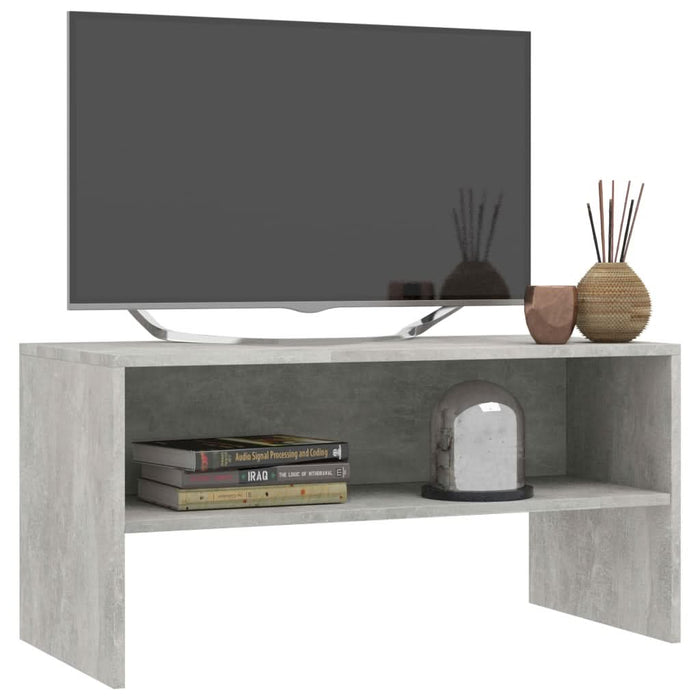 Comodă TV, gri beton, 80x40x40 cm, PAL - WALTI WALTI
