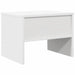 Noptiere, 2 buc., alb, 40x30x30 cm, lemn prelucrat - WALTI WALTI