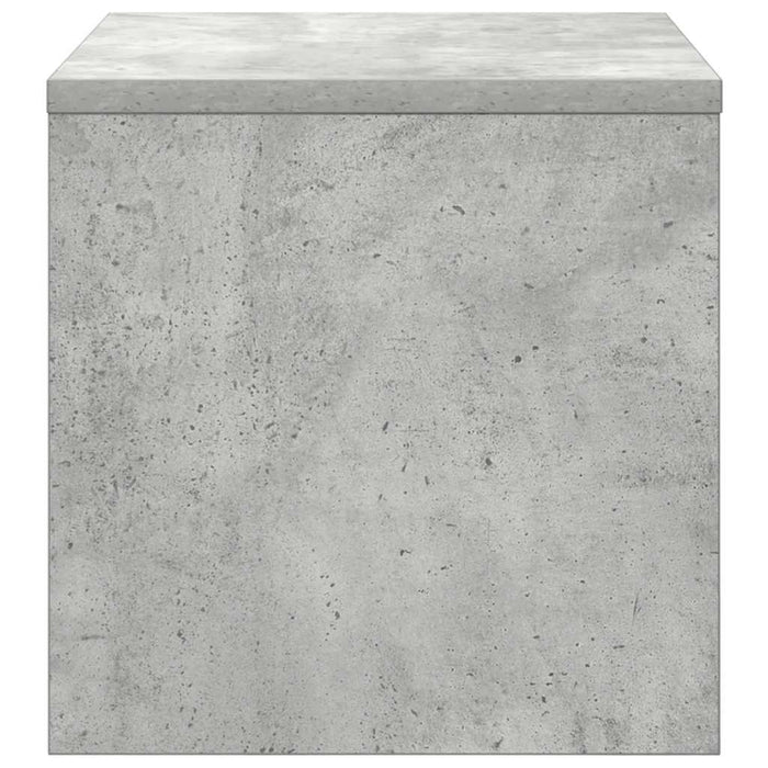 Noptieră, gri beton, 40x30x30 cm, lemn prelucrat - WALTI WALTI