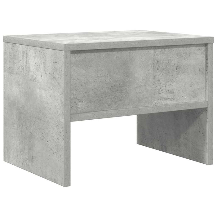 Noptieră, gri beton, 40x30x30 cm, lemn prelucrat - WALTI WALTI
