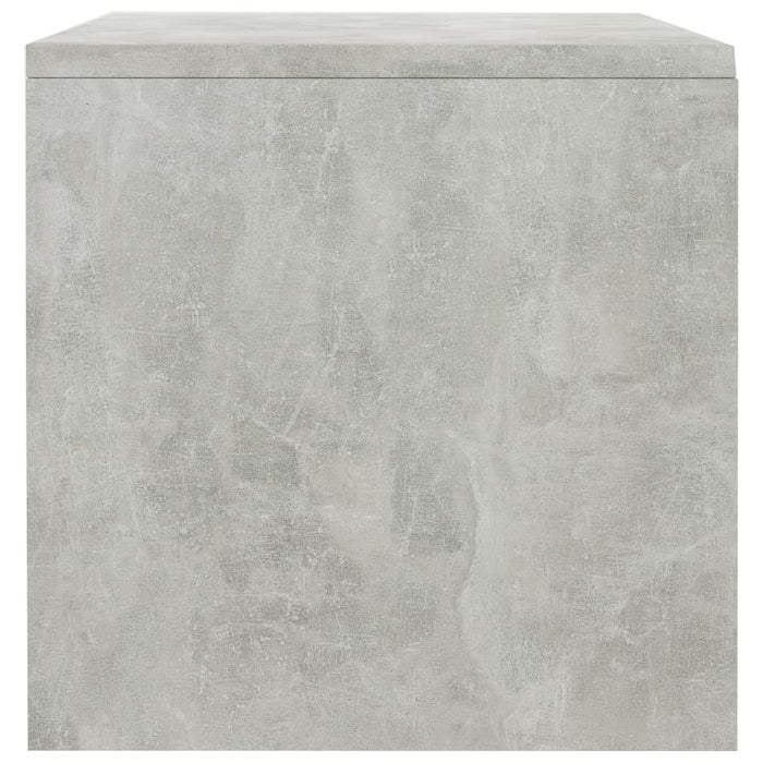 Noptiere, 2 buc., gri beton, 40x30x30 cm, lemn prelucrat - WALTI WALTI