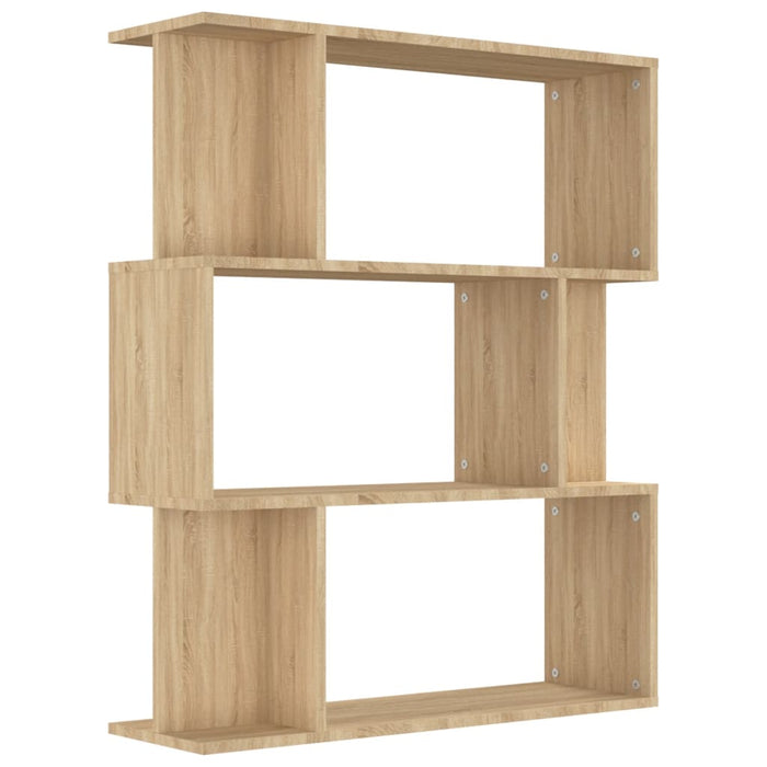 Bibliotecă/Separator, stejar sonoma, 80x24x96 cm lemn prelucrat WALTI