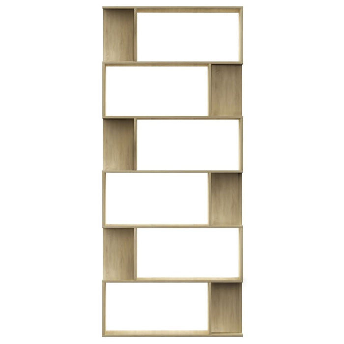 Bibliotecă/Separator, stejar sonoma 80x24x192 cm lemn prelucrat - WALTI WALTI
