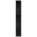Bibliotecă/Separator cameră negru, 80x24x159 cm, lemn prelucrat - WALTI WALTI