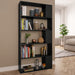 Bibliotecă/Separator cameră negru, 80x24x159 cm, lemn prelucrat - WALTI WALTI