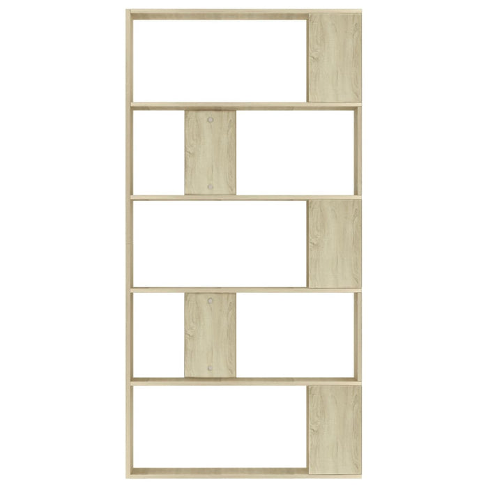 Bibliotecă/Separator, stejar sonoma 80x24x159 cm lemn prelucrat - WALTI WALTI