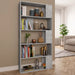 Bibliotecă/Separator, gri beton, 80x24x159 cm, lemn prelucrat - WALTI WALTI