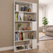 Bibliotecă/Separator cameră, alb extralucios, 80x24x159 cm, PAL - WALTI WALTI