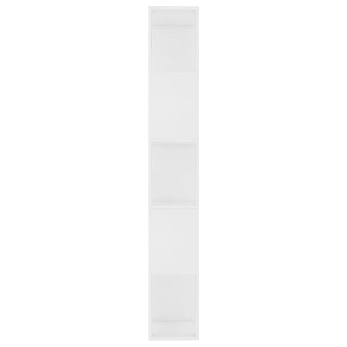 Bibliotecă/Separator cameră, alb, 45x24x159 cm, lemn prelucrat - WALTI WALTI