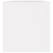 Cutie de depozitare viniluri, alb, 71x34x36 cm, lemn compozit - WALTI WALTI