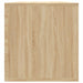 Cutie de depozitare viniluri, stejar sonoma, 71x34x36 cm, lemn - WALTI WALTI