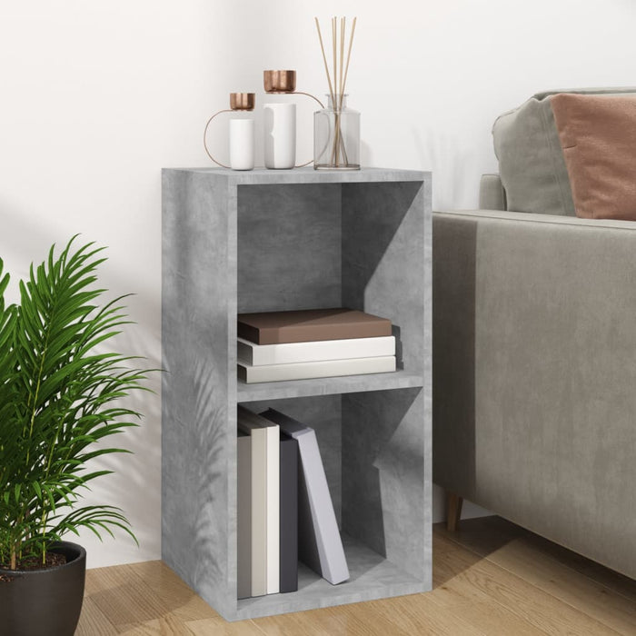 Cutie de depozitare viniluri, gri, 71x34x36 cm, lemn compozit - WALTI WALTI