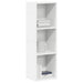 Bibliotecă/Dulap TV, alb, 36x30x114 cm, lemn prelucrat - WALTI WALTI