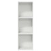 Bibliotecă/Dulap TV, alb, 36x30x114 cm, lemn prelucrat - WALTI WALTI