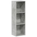 Bibliotecă/Dulap TV, gri beton, 36x30x114 cm, lemn prelucrat - WALTI WALTI