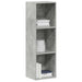 Bibliotecă/Dulap TV, gri beton, 36x30x114 cm, lemn prelucrat - WALTI WALTI