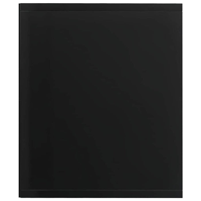 Bibliotecă/Comodă TV, negru extralucios, 36x30x114 cm, PAL WALTI