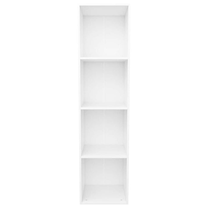 Bibliotecă/Dulap TV, alb, 36x30x143 cm, lemn prelucrat WALTI