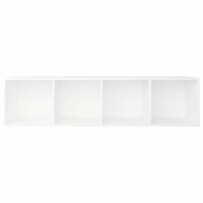 Bibliotecă/Dulap TV, alb, 36x30x143 cm, lemn prelucrat WALTI