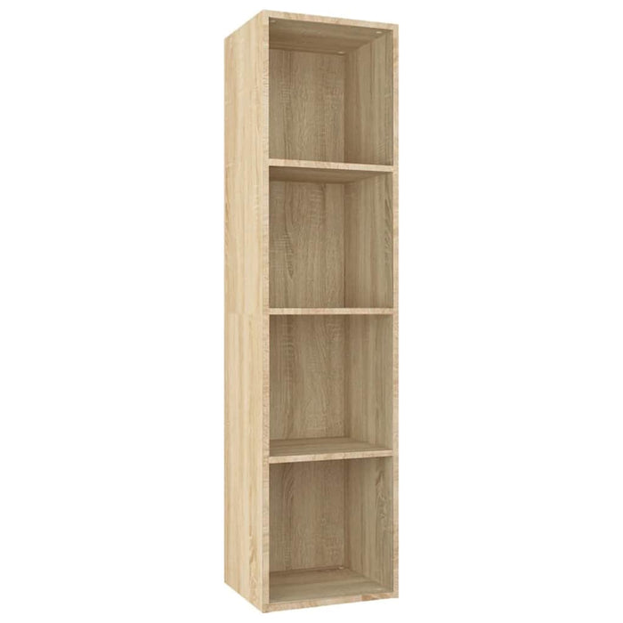 Bibliotecă/Dulap TV, stejar sonoma, 36x30x143 cm lemn prelucrat WALTI