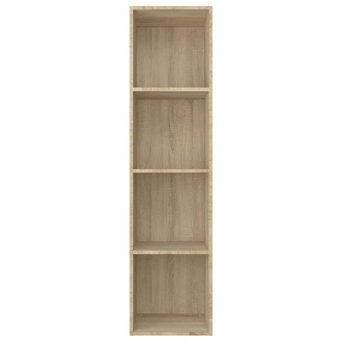 Bibliotecă/Dulap TV, stejar sonoma, 36x30x143 cm lemn prelucrat WALTI