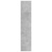 Bibliotecă/Dulap TV, gri beton, 36x30x143 cm, lemn prelucrat - WALTI WALTI