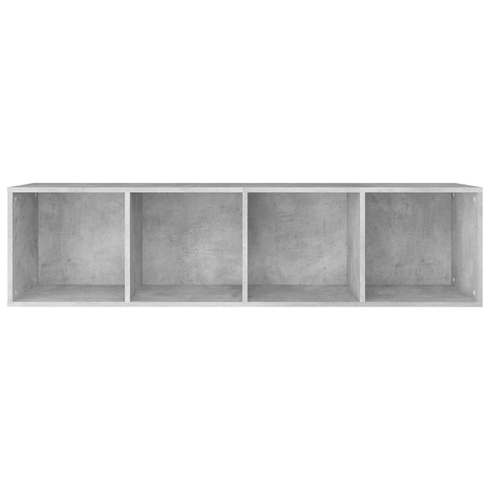 Bibliotecă/Dulap TV, gri beton, 36x30x143 cm, lemn prelucrat - WALTI WALTI