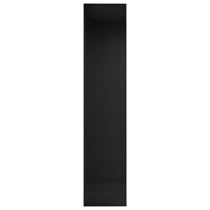 Bibliotecă/Comodă TV, negru extralucios, 36x30x143 cm, PAL WALTI