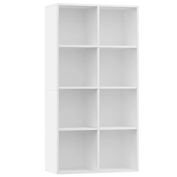 Bibliotecă/Dulap, alb, 66x30x130 cm, lemn prelucrat - WALTI WALTI