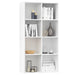 Bibliotecă/Dulap, alb, 66x30x130 cm, lemn prelucrat - WALTI WALTI