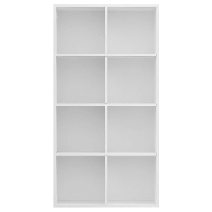 Bibliotecă/Dulap, alb, 66x30x130 cm, lemn prelucrat - WALTI WALTI