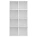 Bibliotecă/Dulap, alb, 66x30x130 cm, lemn prelucrat - WALTI WALTI