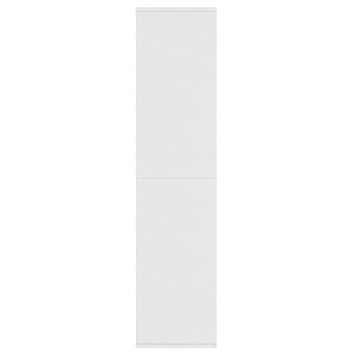 Bibliotecă/Dulap, alb, 66x30x130 cm, lemn prelucrat - WALTI WALTI